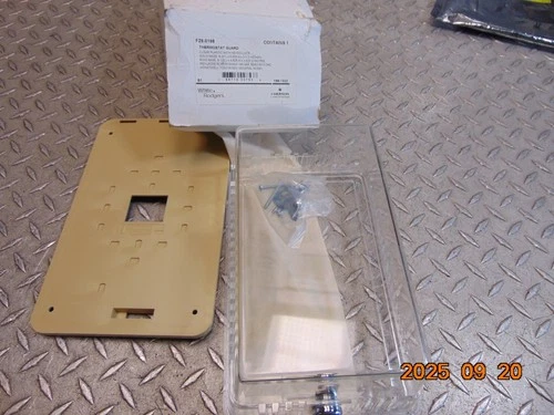 Emerson White-Rodgers F29-0198 Universal Thermostat Guard w Clear Cover