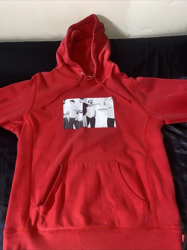 Sweat à capuche Supreme Red Classic Ad