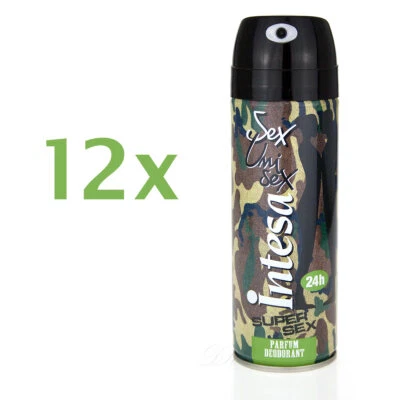 intesa unisex Z4 Supersex bodyspray Deo 12x 125ml deodorant