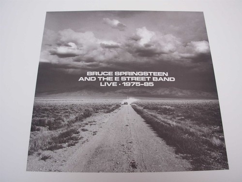 PORTADA DE ÁLBUM ORIGINAL BRUCE SPRINGSTEEN & E STREET BAND LIVE 1975-85 IMPRESIÓN ARTÍSTICA - Imagen 2 de 3