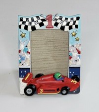 Formula 1 Racing Infant Baby Boys 5x3.5 Photo Frame Stand Glass Shield