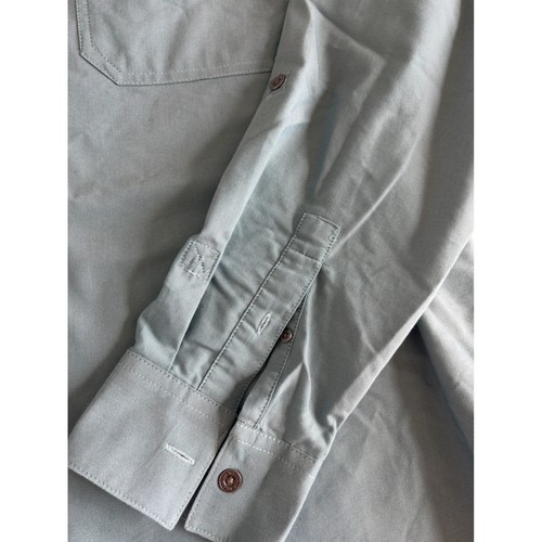 Wrangler ATG Men's Blue Fishing Shirt Vented Recycled Polyester XL NWOT - Picture 6 of 11