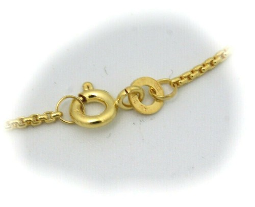 New Venetian Necklace Round 1,2 Real Gold 333 Yellow 16 1/2-19 11/16in - Picture 2 of 4