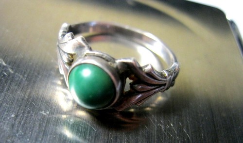 Bellissimo anello antico vintage URSS argento 875 fantastico - Foto 12 di 12