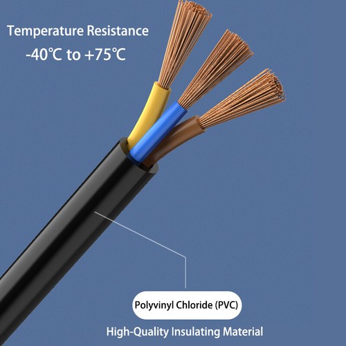 0.5mm²-6mm² Pure Copper Flex Wire 2/3/4/6-Cores Electrical Cable PVC Insulation - Picture 6 of 35