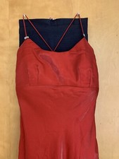 Long Formal Eve Ball Gown Party Prom Bridesmaid Dress Stock Size 7/8 Laceup Back