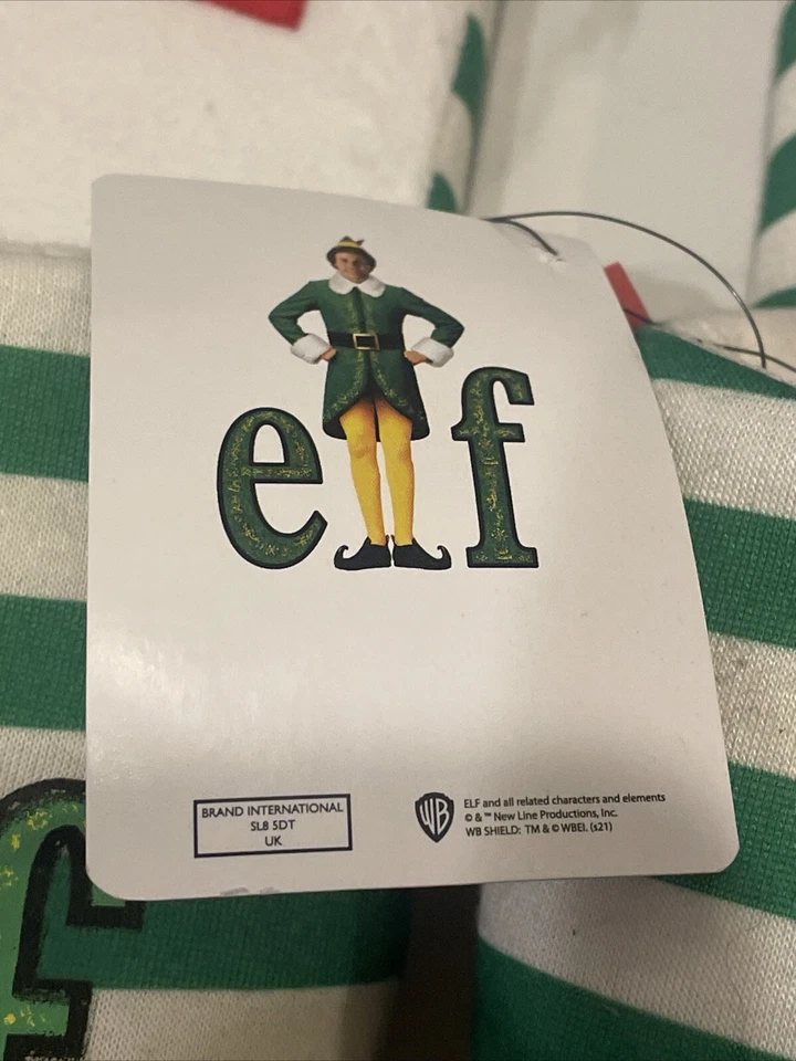 Zapatillas de mula verde elfo a rayas con estampado de logotipo para mujer 5-6 nuevas Foto 3 de 4