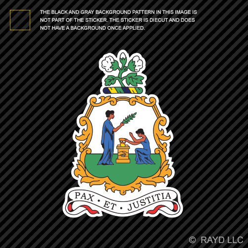 Vincentian Coat of Arms Sticker Decal Vinyl Saint Vincent Grenadines