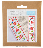 Florales Lesezeichen Kreuzstich Set