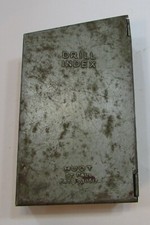 Vintage 1950's Empty Huot Drill Index Old Steel Bit Box St Paul MN FREE S/H