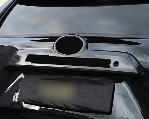 For Toyota 4Runner 2010-22 ABS Carbon Fiber Rear Door Tailgate Handle Cover Trim - Picture 3 of 7