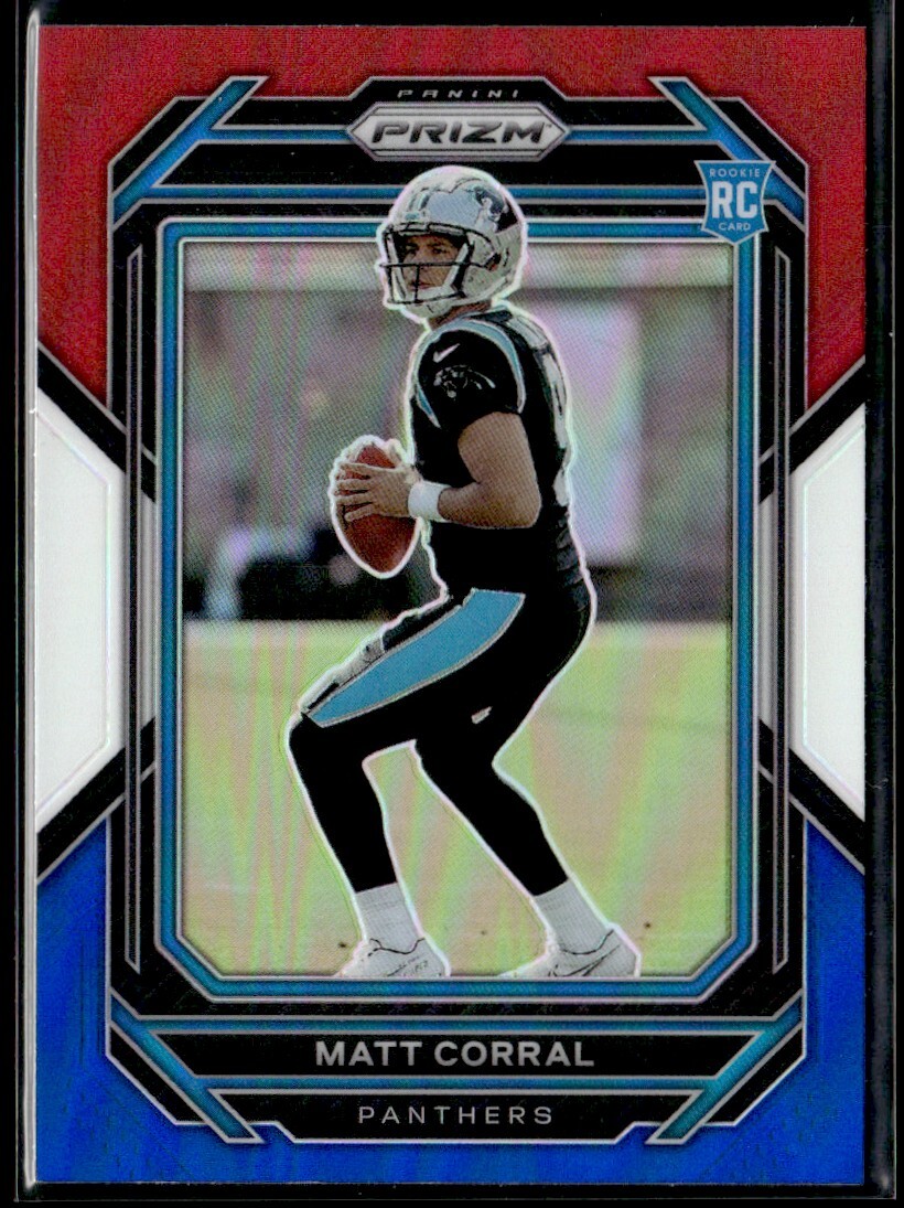 2022 Panini Prizm RWB Matt Corral Rookie Carolina Panthers #304