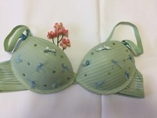   Reggiseno Yamamay taglia it 2a us 32a eu 70a imbottito ferretto verde paillettes 