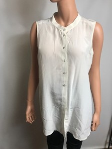 eileen fisher sleeveless silk top