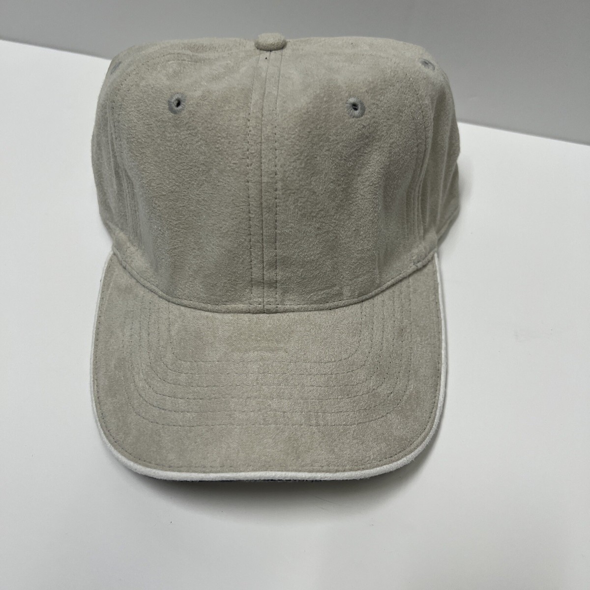 Suede Baseball Cap Mens Hat Adjustable Size Caps Polo Style