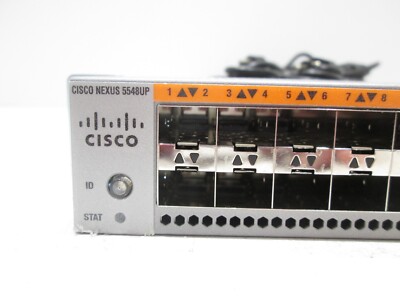 Cisco N5K-C5548UP-FA Nexus 5000 10G Switch W/1x N55-M16UP, Dual AC