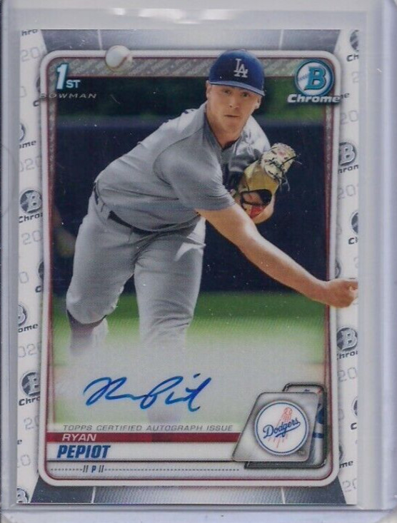 2020 Bowman Chrome Ryan Pepiot Auto