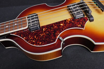 Hofner HCT-500/1L-SB LEFT HANDED Custom Tortoiseshell Pickguard