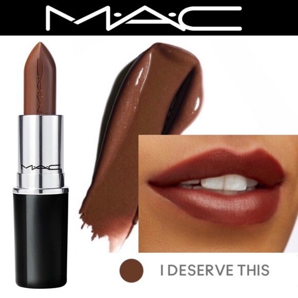 MAC 553 I Deserve This Lusterglass Lipstick 0.10oz/3G NIB | eBay