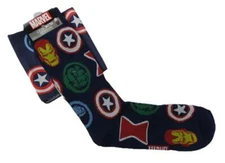 New Avengers Marvel Hulk Ironman Thor Mens Sizes 6-12 OSFA Crew Socks & Bandana