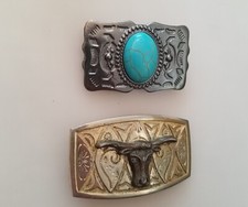 Western Cowboy Belt Buckles, Set