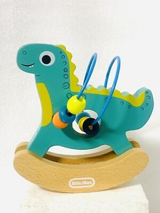 Little Tikes Dino Busy Beads Wooden Critters Developmental Age 12 Months Toy