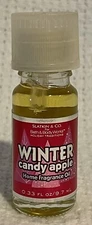 Bath & Body Work Slatkin & Co Winter Candy Apple Home Fragrance Oil .33 oz NOS 
