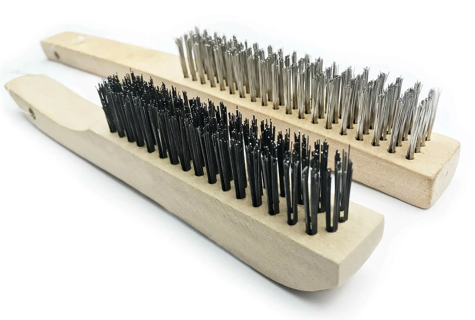 Welding Chipping Hammer + Stainless Steel/Carbon Steel Wire Scratch Brushes - Image 2 of 4