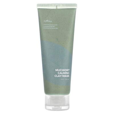 8809800940200 ISNTREE Real Mugwort Clay Mask oczyszczająca maska do twarzy 100ml