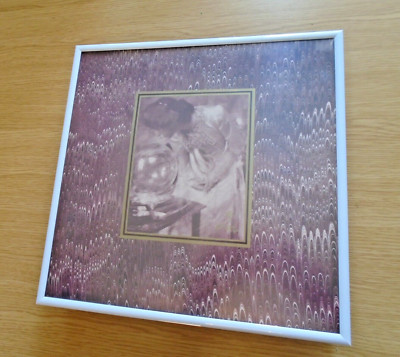 COCTEAU TWINS framed 12'' single cover ''Pearly Dewdrops Drops'' white frame