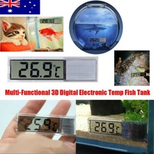 Multi-Functional LCD 3D Fish Tank Temperature Measurement Thermometer practical
