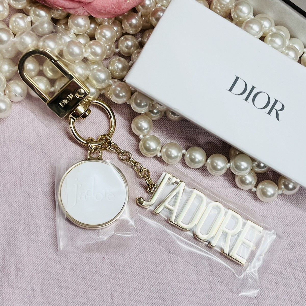 Dior Bijou De Sac Bag Charm Keychain J'adore NEW | eBay