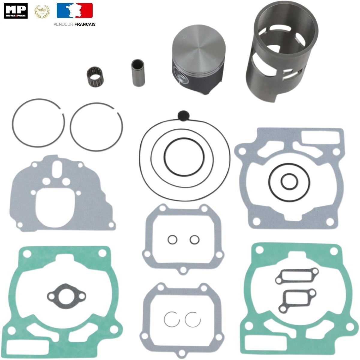 Kit Piston Chemise Joints KTM EXC 200 pour Réfection Moteur Avant Saison Enduro