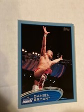 2012 TOPPS WWE DANIEL bryan  'blue