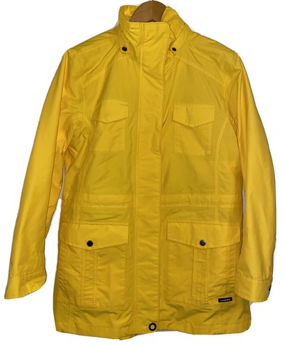 LANDS' END Yellow Raincoat Zip-Up 