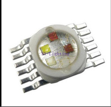 6in1 Led Chip 18w Rgbwyv 12 Pin Red Green Blue Yellow White Purpleuv Light Diy