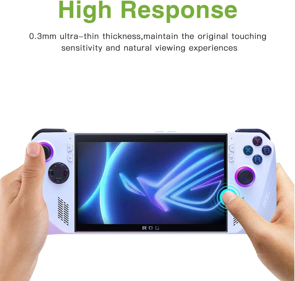 2X Screen Saver for ASUS ROG Ally X 2024/ ROG Ally 2023 Tempered Glass Protector - Image 4 of 4