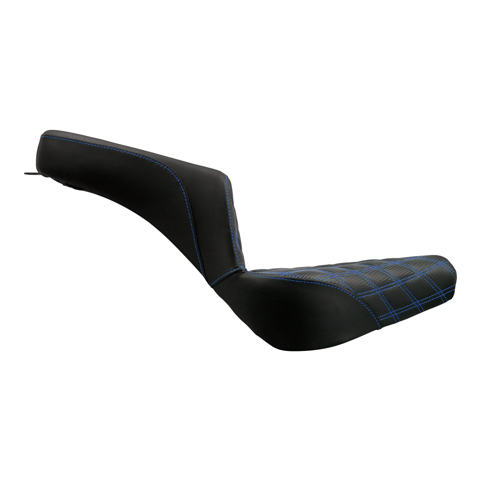 Driver Passenger Seat Blue Stitching For Harley Softail Street Bob Deluxe 18-24