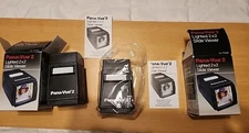 TWO! Pana-Vue 2 Illuminated Slide Viewer for 35mm Slides. New With Papers