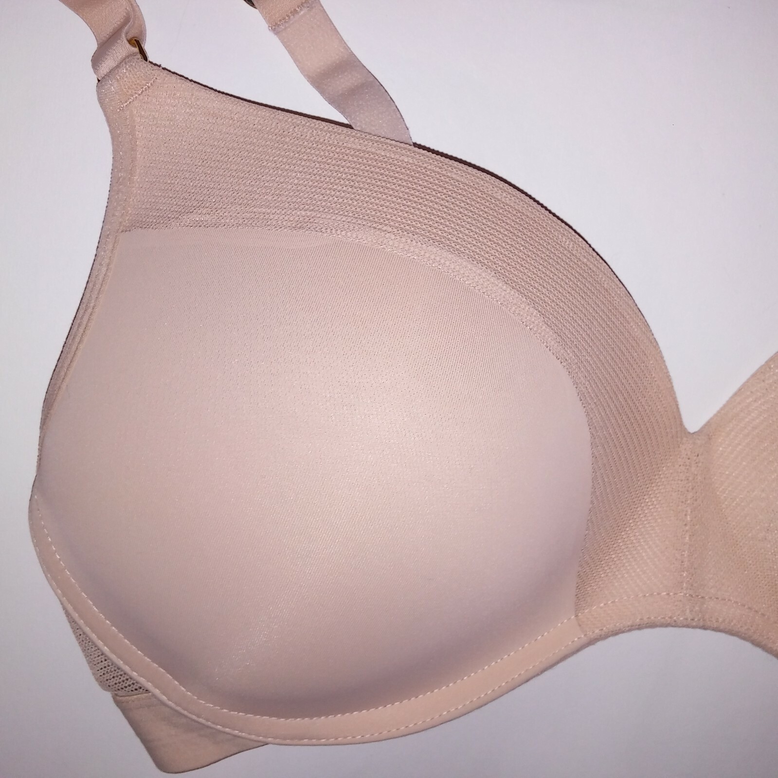 Lively Bra 36D Beige Wireless Solid Lightly Padde… - image 3