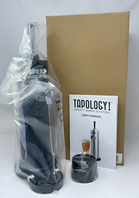 TAPOLOGY! Canned Beer Draft Tap System Operates on 2 AA batteries - NEW OPEN BOX