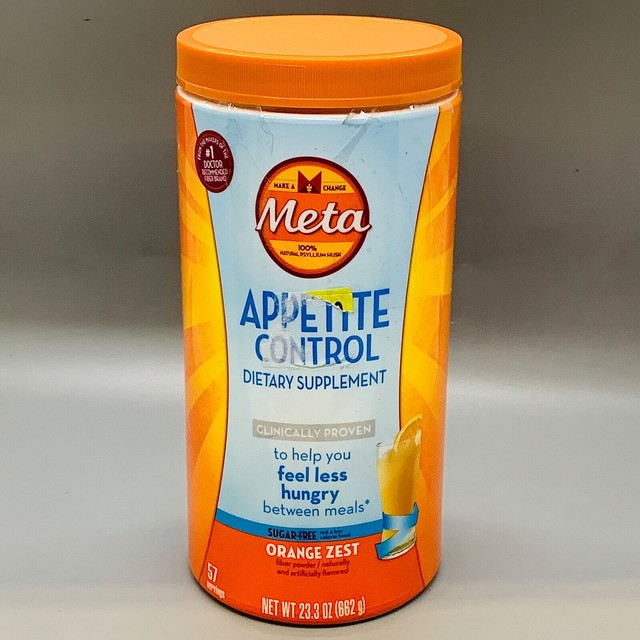 Meta Appetite Control Orange Zest Powder 23.3oz 037000969136t1603 for