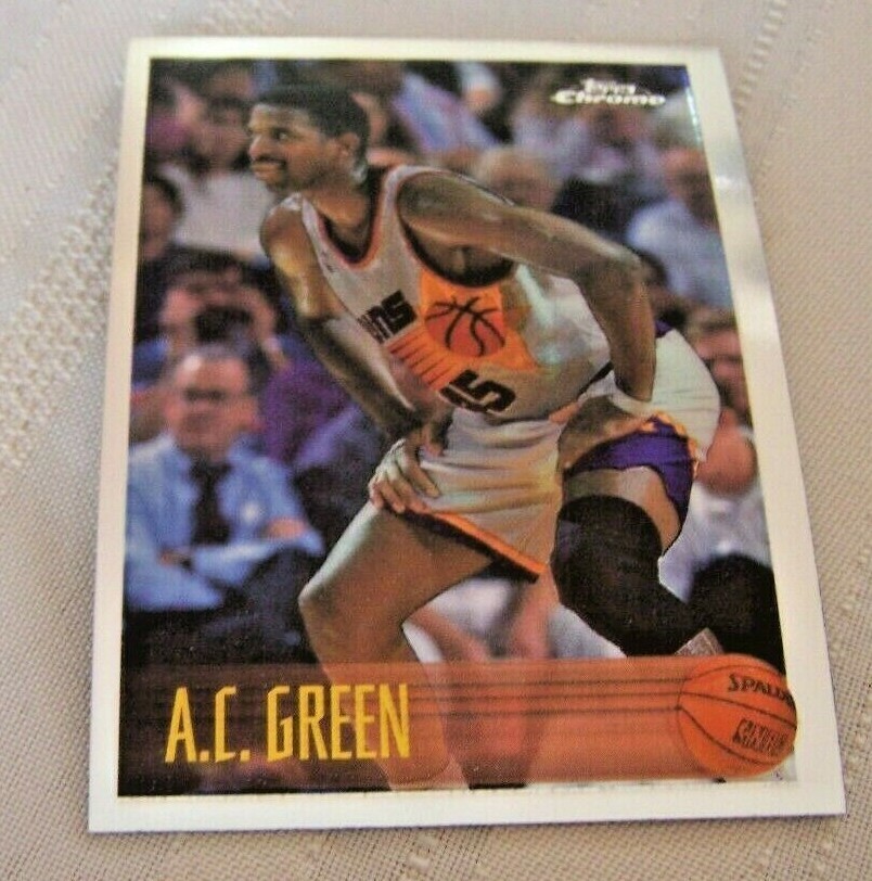A.C. GREEN 1996-97 Topps Chrome Basketball Card #18 Phoenix Suns NBA mint