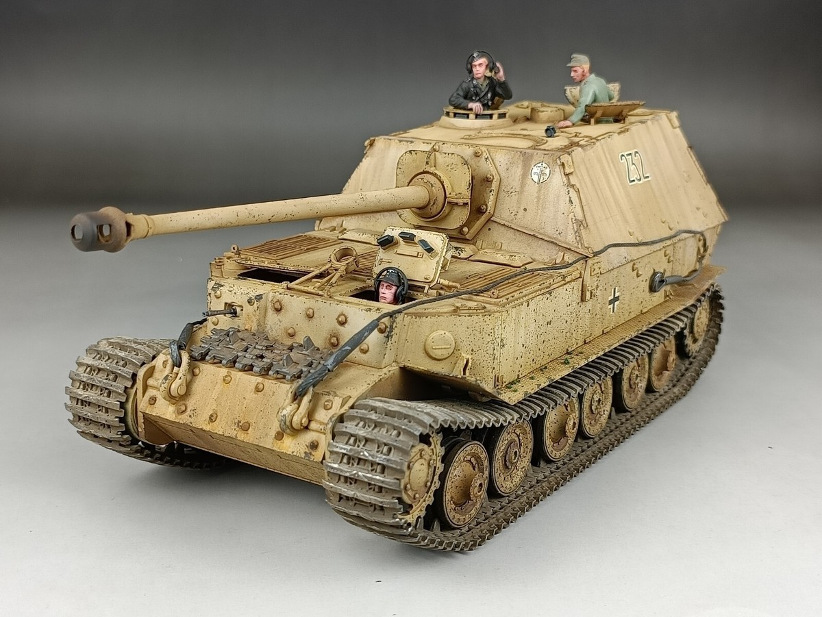 1/35 Built WWII German Elephant s.Pz.Abt 653 Tank Destroyer Model