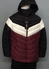 MEN'S HOODED PUFFER JACKETS LIGHTWEIGHT BUBBLE WINTER WARM ZIP DOWN JACKETS