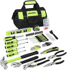 215 Piece Home Repair Tool Set Storage Bag Green