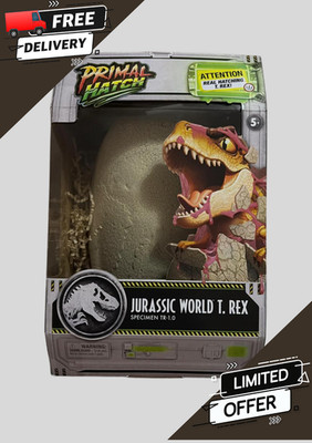 Jurassic World Primal Hatch T-Rex Specimen TR-1.0 Interactive Dinosaur Toy
