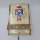 Vintage 1984 Heilman's Old Style Beer Lighted Bar Sign Wisconsin ON TAP Works
