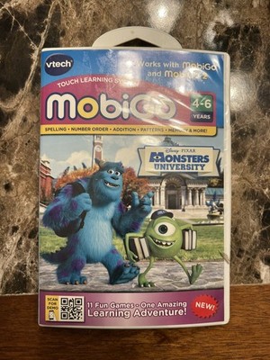 Vtech MobiGo/Mobigo2 Disney Pixar Monsters University Game New Ages 4 - 6 Years