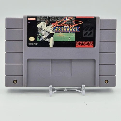 Ken Griffey Jr Major League Baseball Super Nintendo SNES Game Only Tested